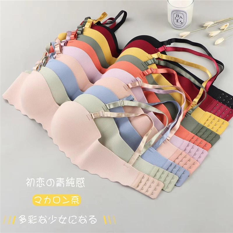 10 Color Sexy Girl Bra Ventilation Hole Women's Push Up Lingerie Ladies Wireless Brassiere Female Bralette Comfort