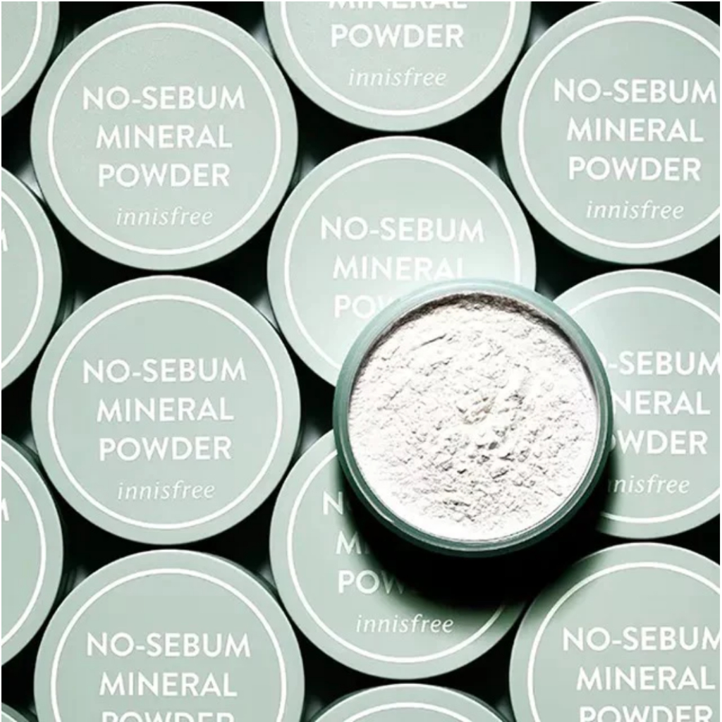 Innisfree No-Sebum Mineral Powder 5g (keep your skin smooth and matte all day)